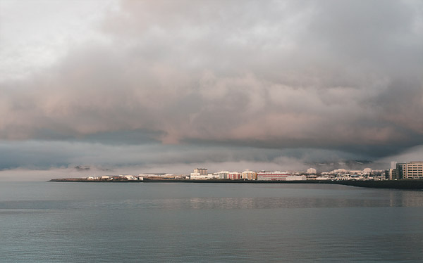 March 30 Reykjavík as a Smoky Bay